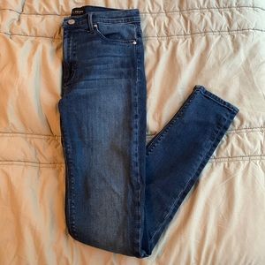 Black Orchid Dark Blue High Rise Skinny Jeans Size 27